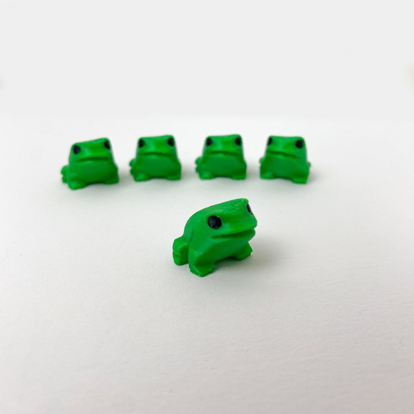 5x Frösche / Frosch Mini Figuren / Token