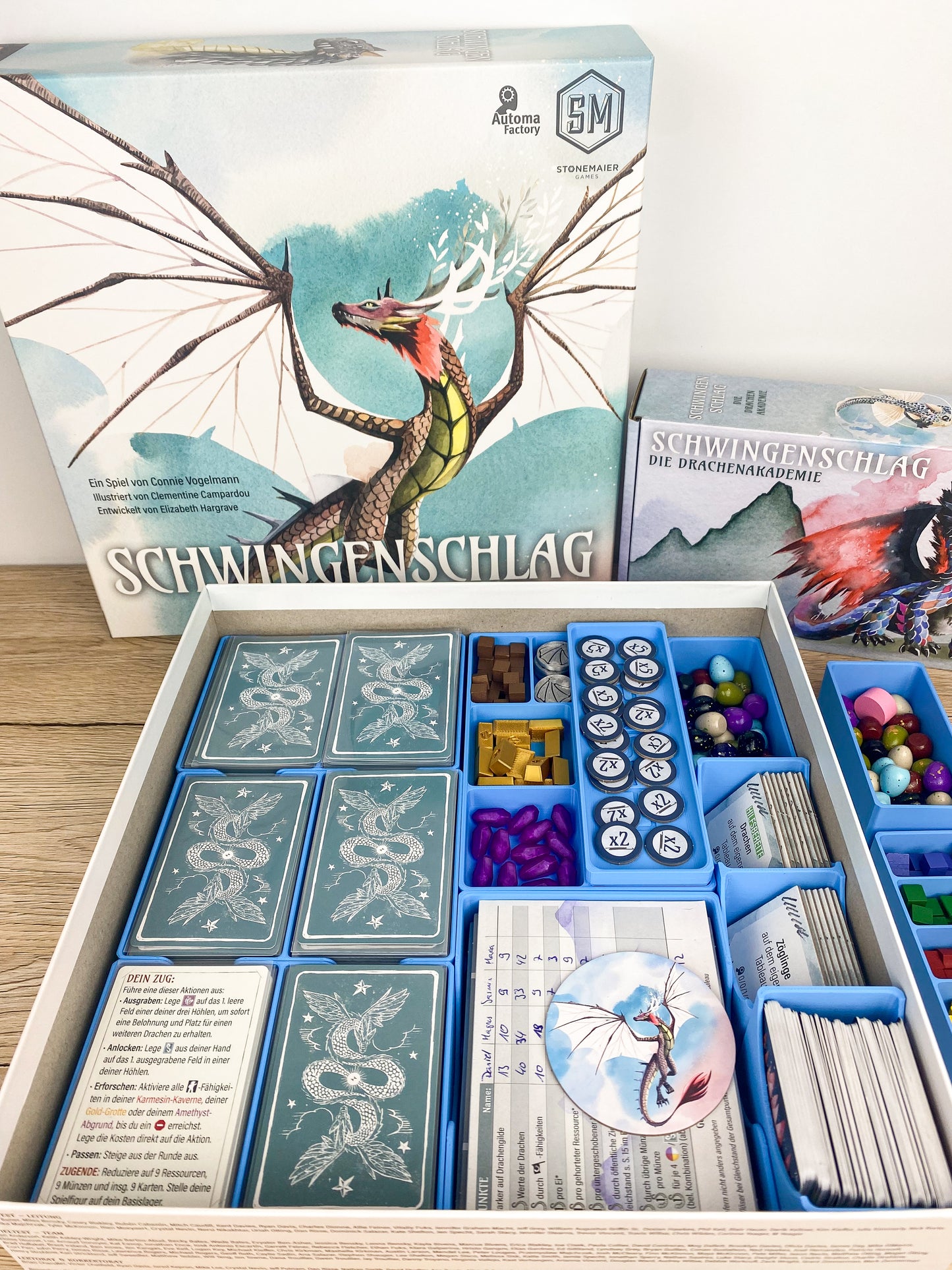 Schwingenschlag Insert mit Erweiterung