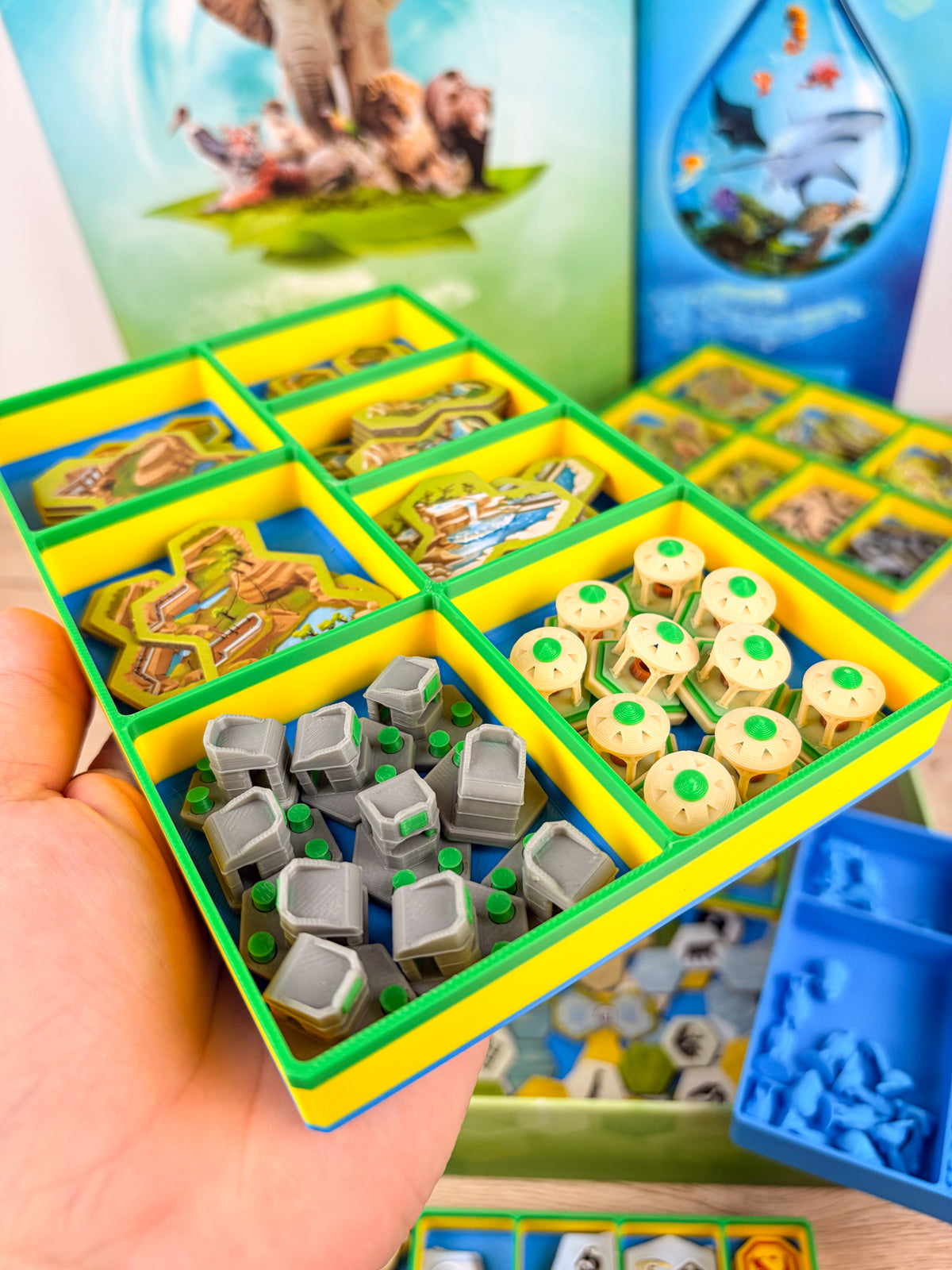 Ark Nova Insert avec extension Mondes Marins