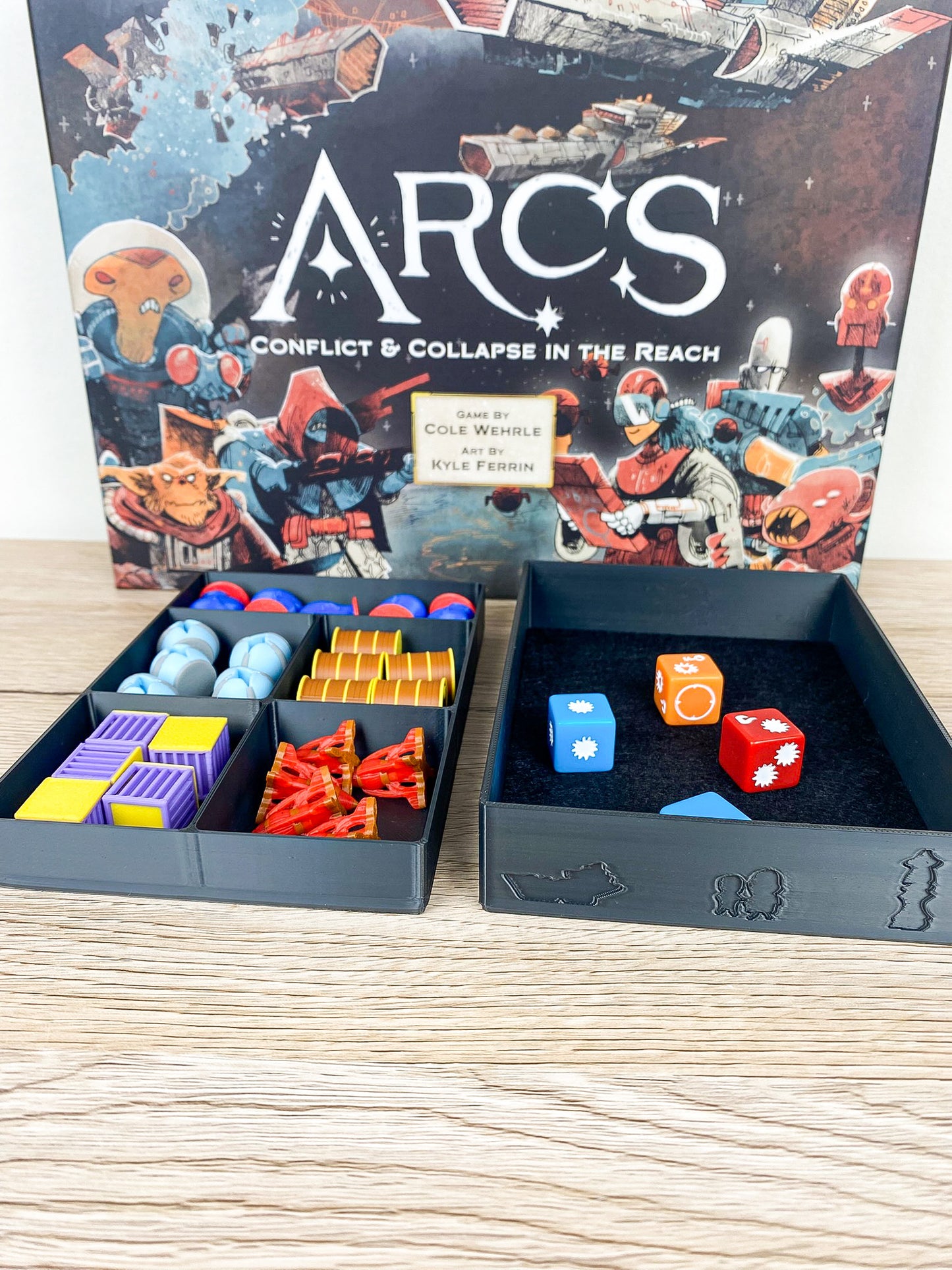 Arcs Insert mit Würfelschale