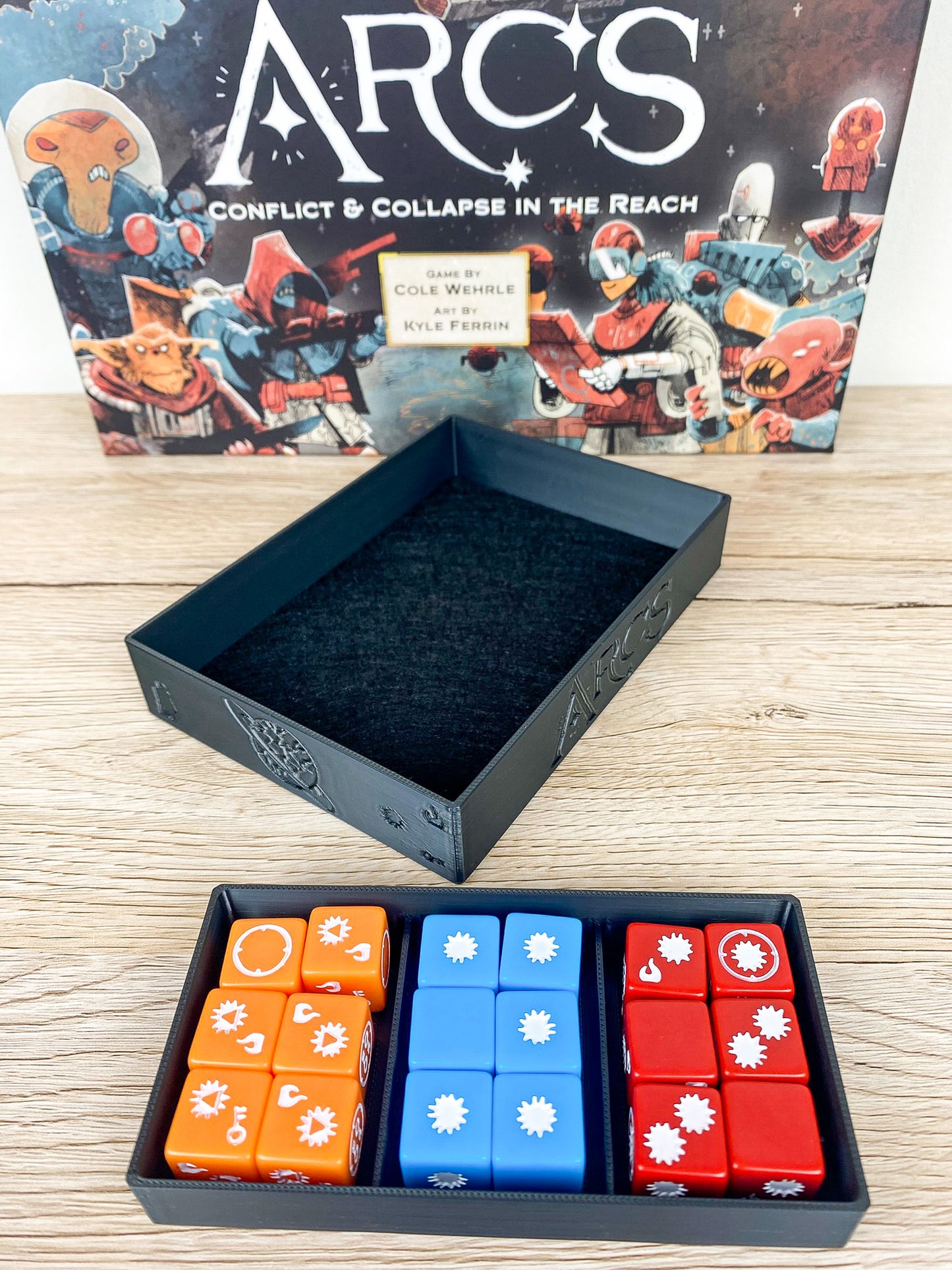 Arcs Insert mit Würfelschale