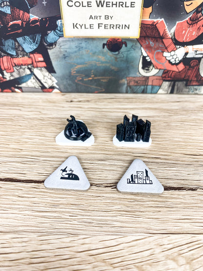 Arcs 3D Token Städte & Raumhäfen