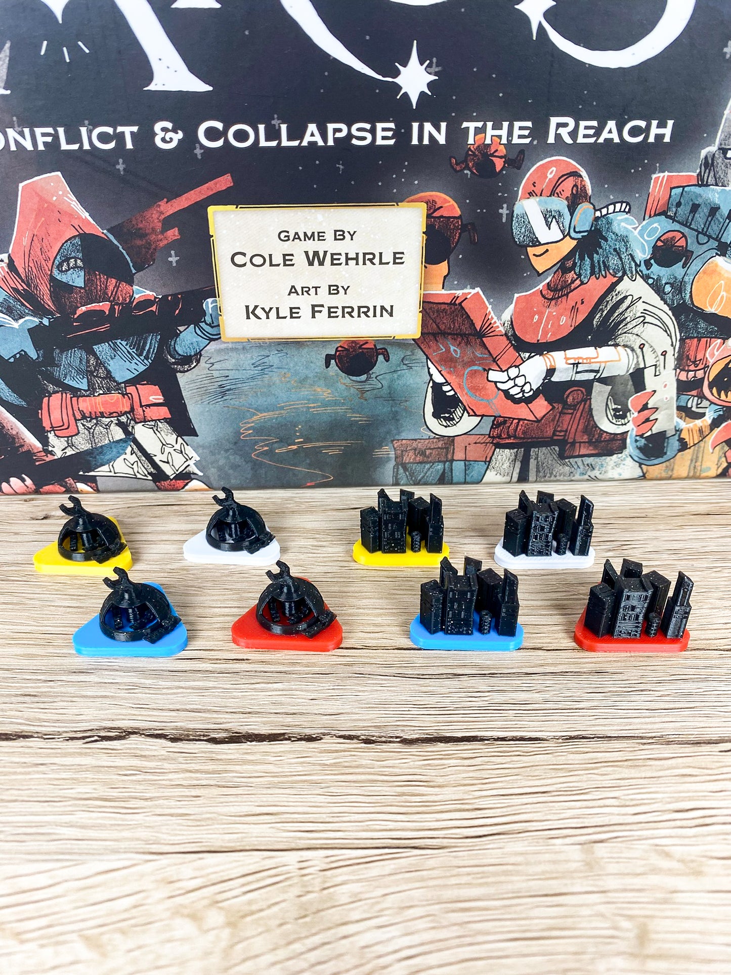 Arcs 3D Token Städte & Raumhäfen