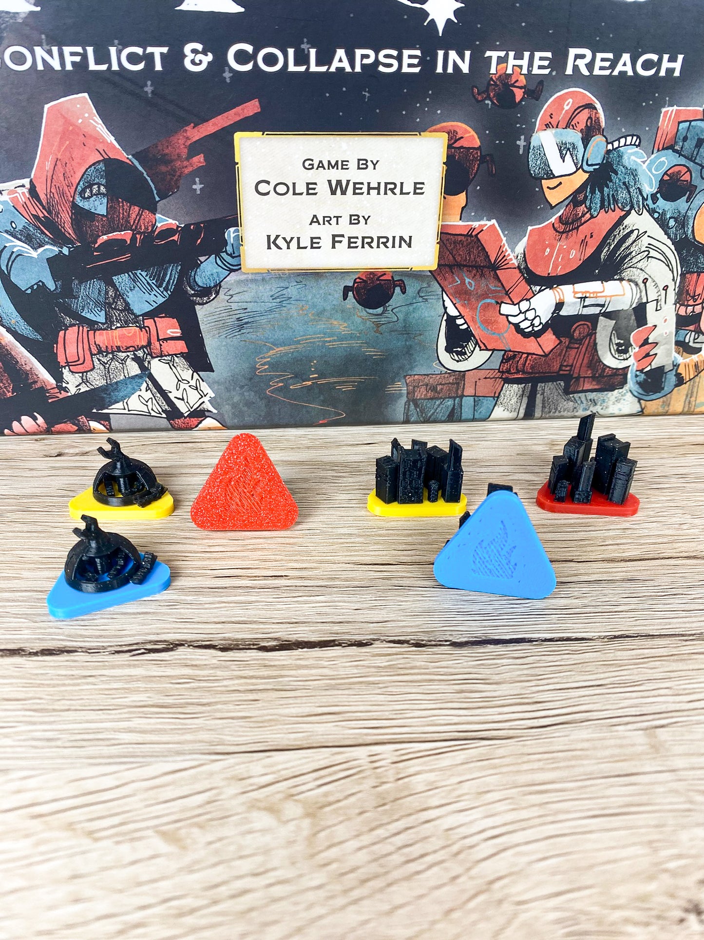 Arcs 3D Token Städte & Raumhäfen