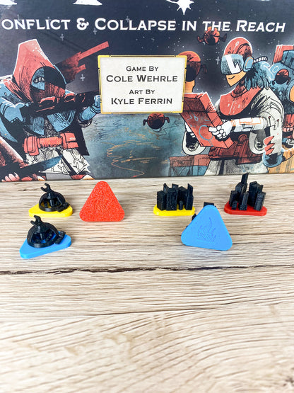 Arcs 3D Token Städte & Raumhäfen