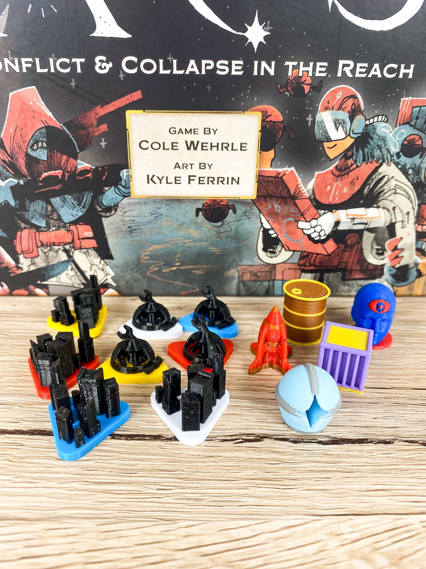 Arcs 3D Token Städte & Raumhäfen