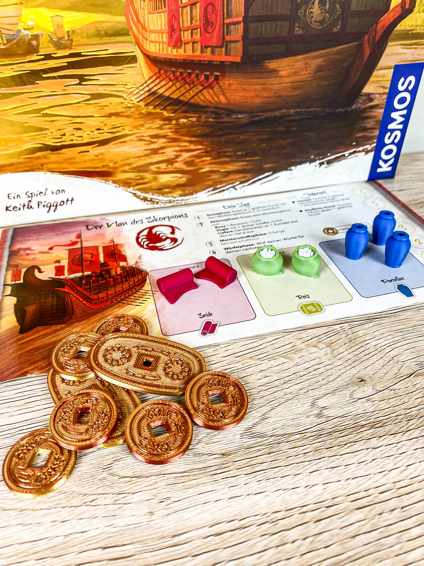 Am goldenen Fluss 3D Token (River of Gold)