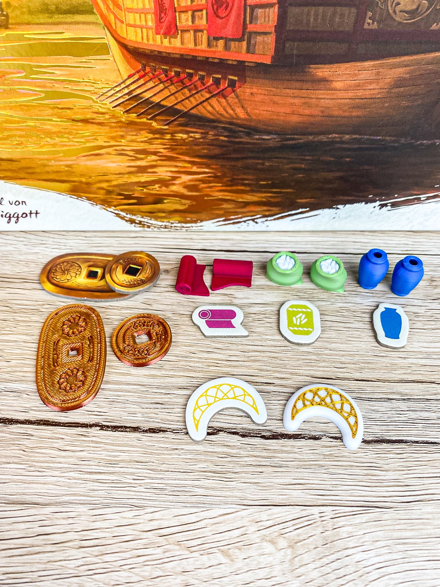 Am goldenen Fluss 3D Token (River of Gold)
