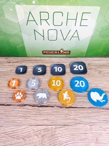 Arche Nova 3D Upgrade Token - Münzen