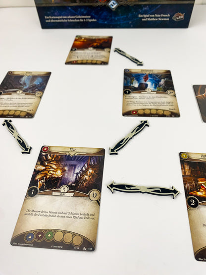 Arkham Horror LCG Verbindungspfeile