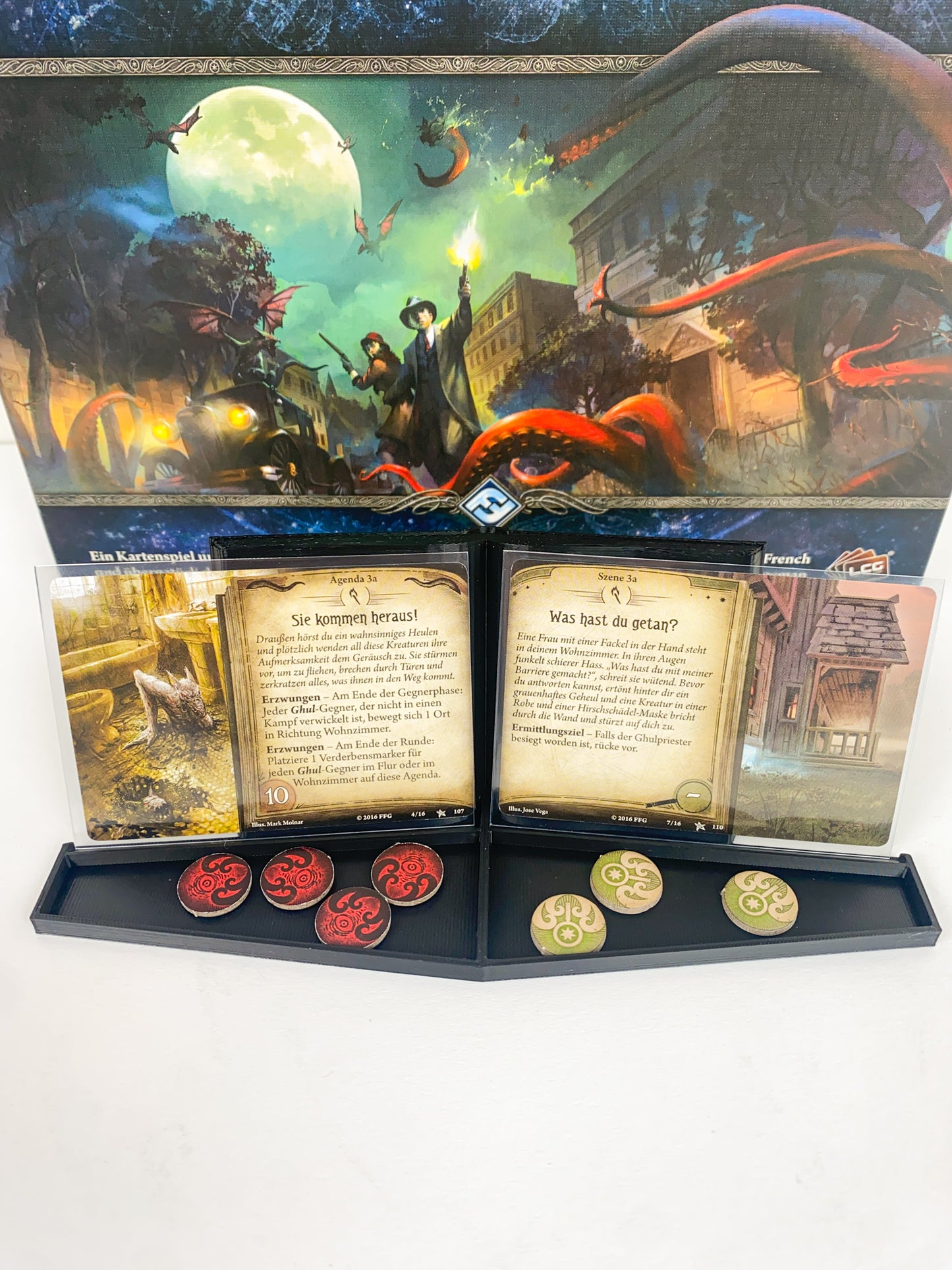 Arkham Horror Szenen Halter / Agenda Halter