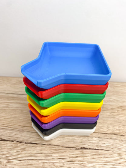 Stackable Token Trays with Funnel