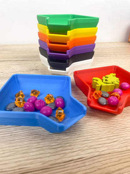 Stackable Token Trays with Funnel