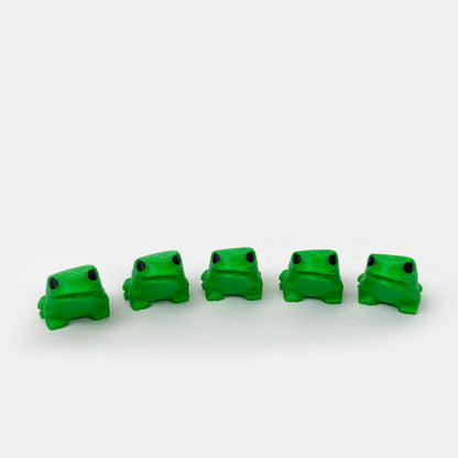 5x Frösche / Frosch Mini Figuren / Token