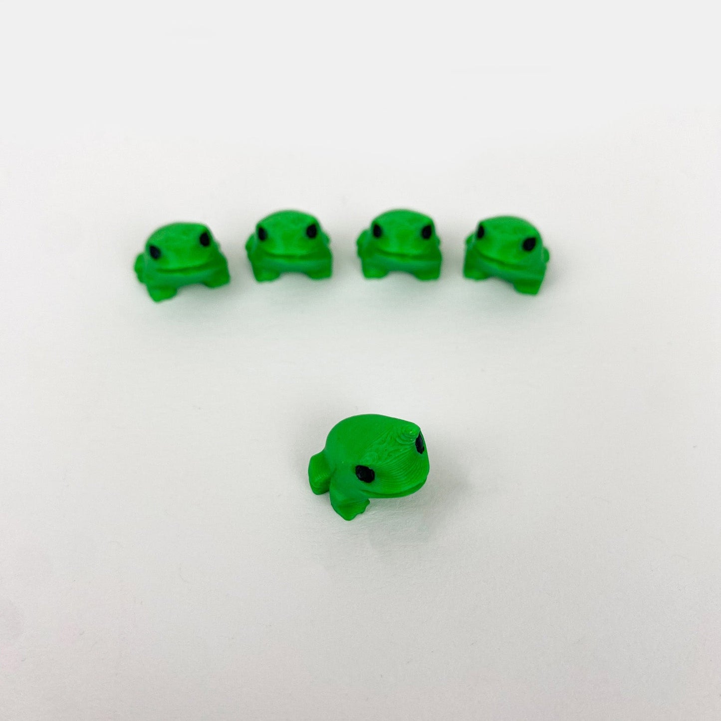 5x Frösche / Frosch Mini Figuren / Token