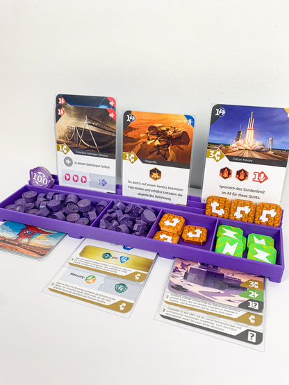 4x SETI Token und Kartenhalter - Token & Card Holder