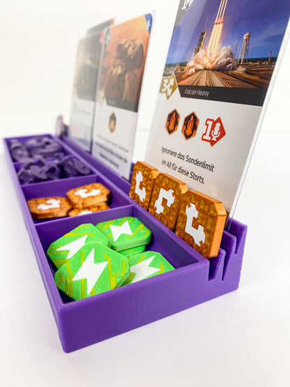 4x SETI Token und Kartenhalter - Token & Card Holder