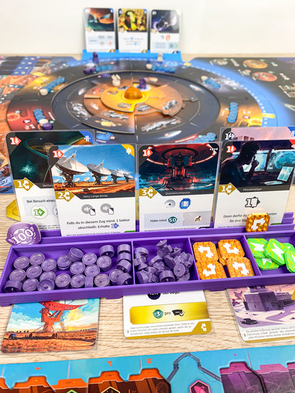 4x SETI Token und Kartenhalter - Token & Card Holder