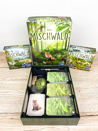 Mischwald Insert als Kartenhalter