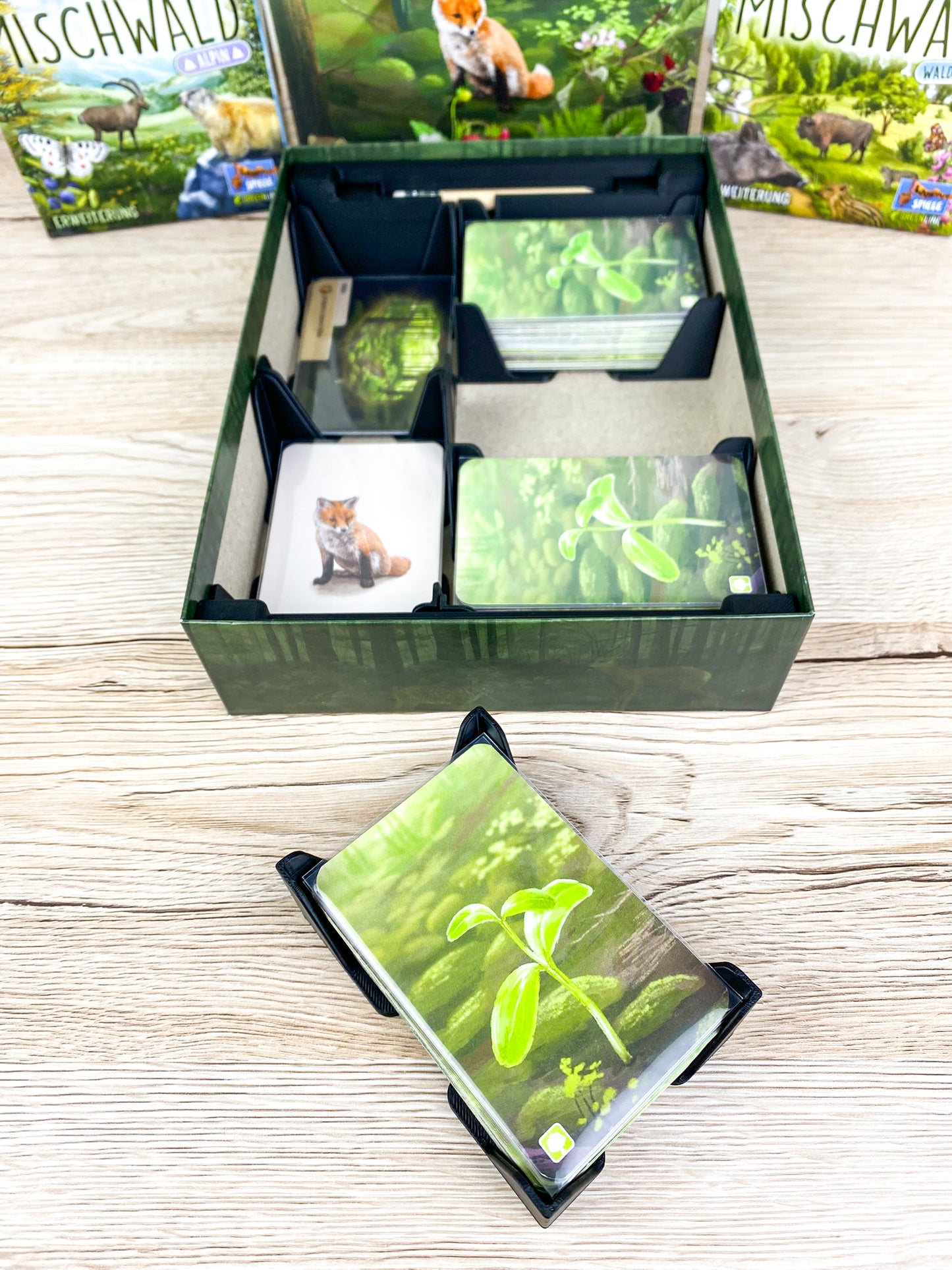 Mischwald Insert als Kartenhalter