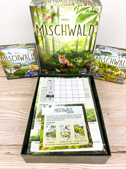 Mischwald Insert als Kartenhalter