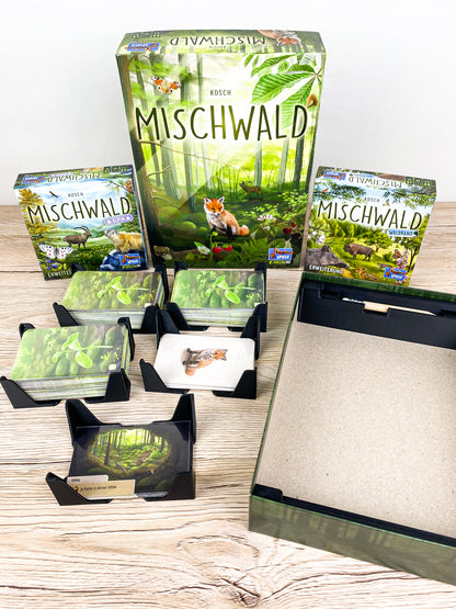 Mischwald Insert als Kartenhalter