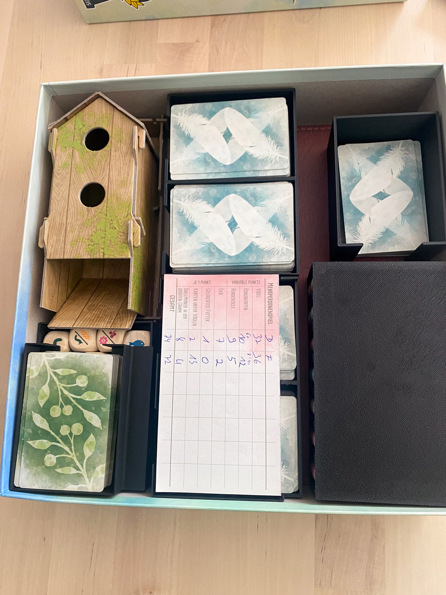 Flügelschlag Insert mit Erweiterungen (Wingspan Insert)