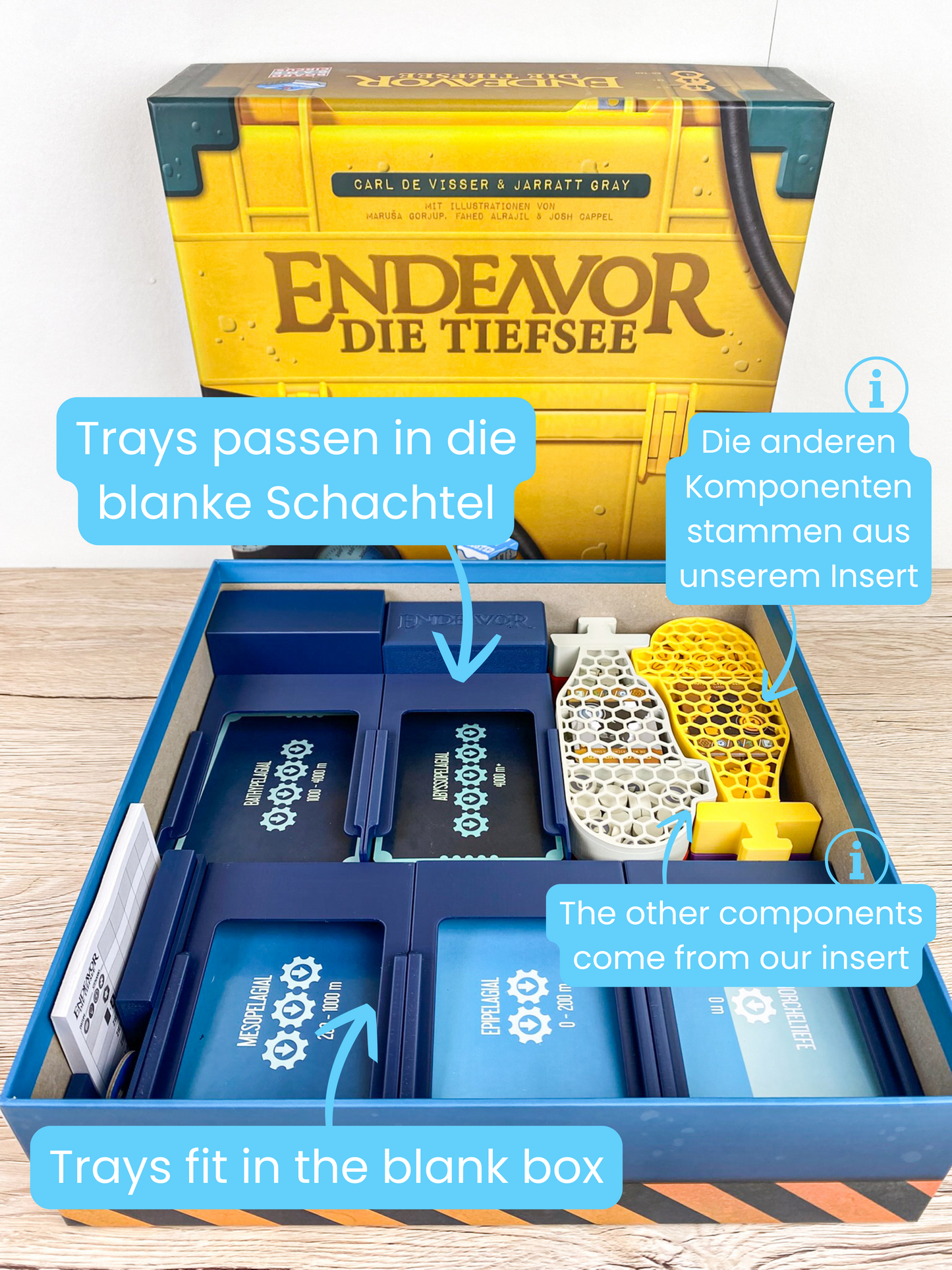 Endeavor die Tiefsee Organizer für Ozeankacheln
