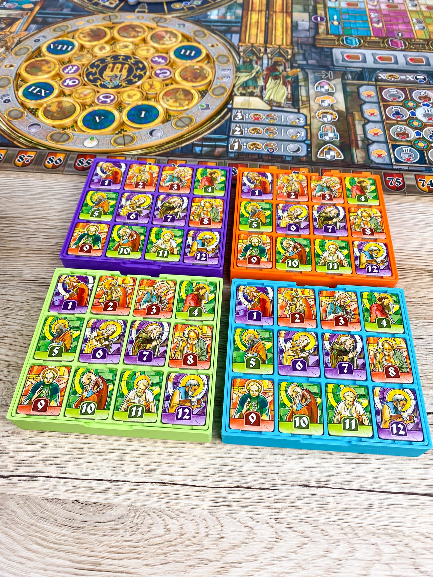 Orloj Insert alle Player Trays mit Apostel Auslage