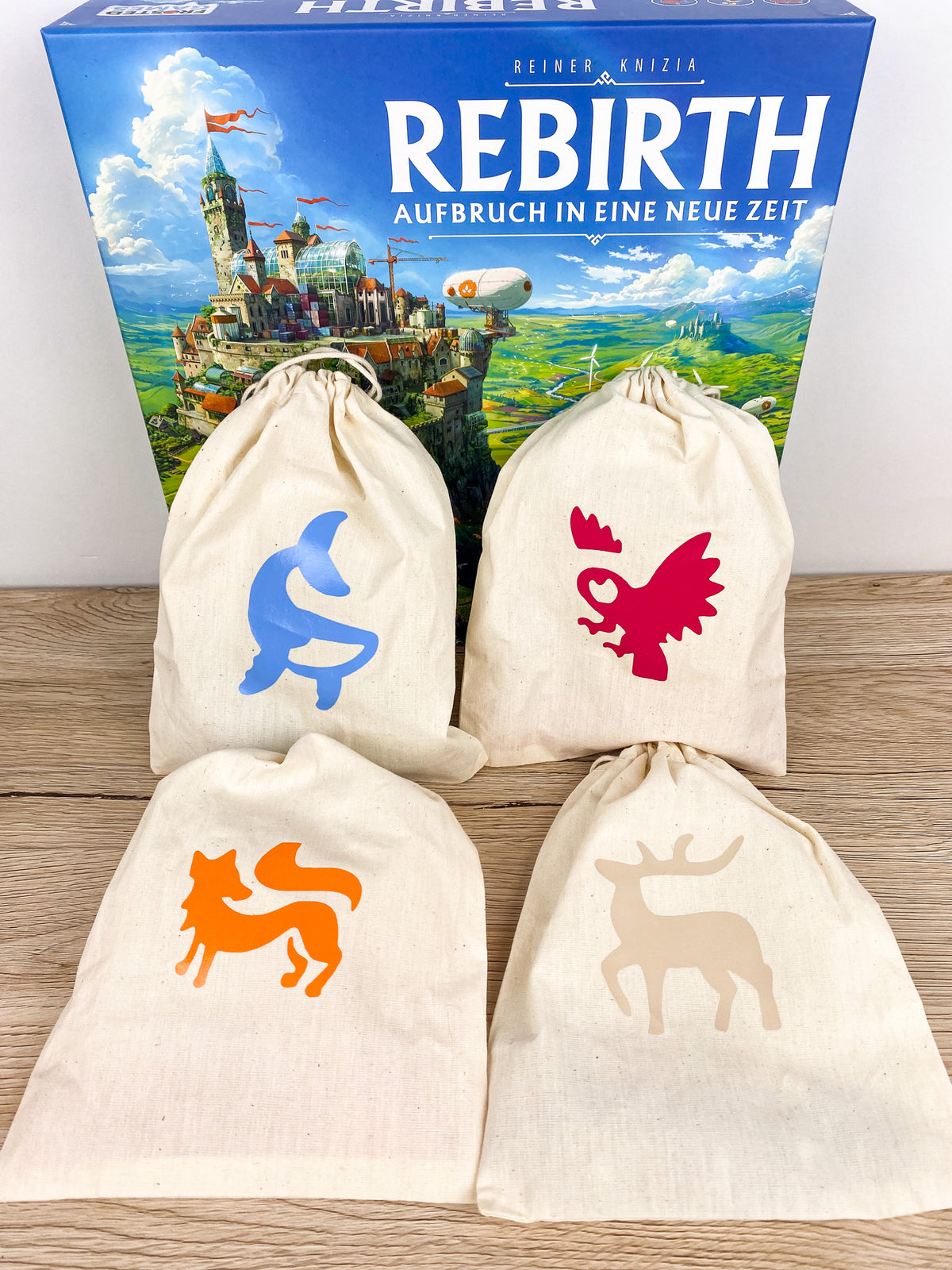 Rebirth Stoffbeutel mit Motiv