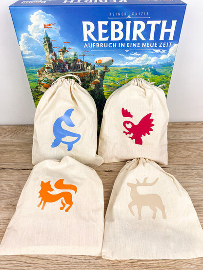 Rebirth Stoffbeutel mit Motiv