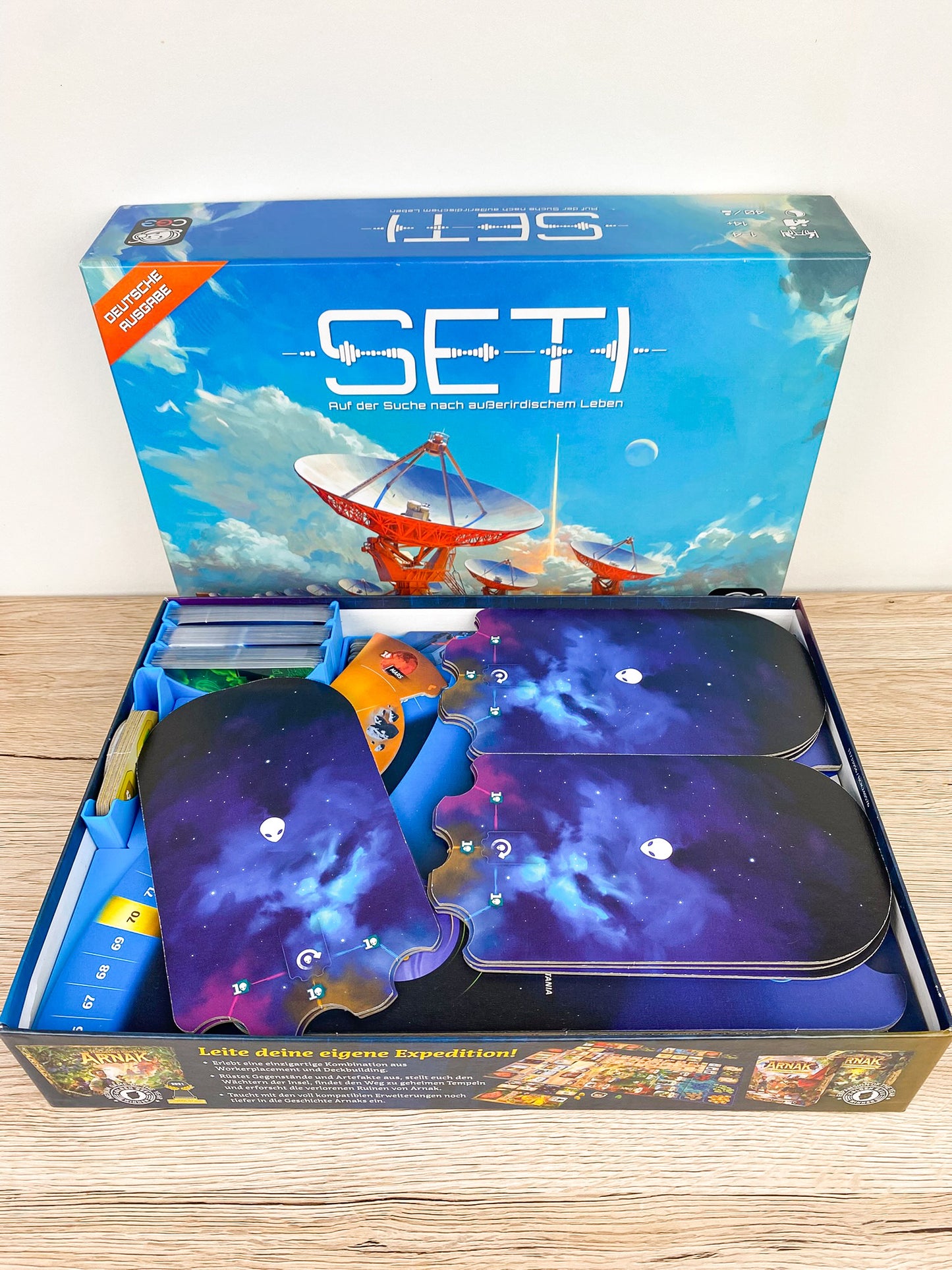 SETI Insert mit Erweiterung Aufbau Alien Spezies