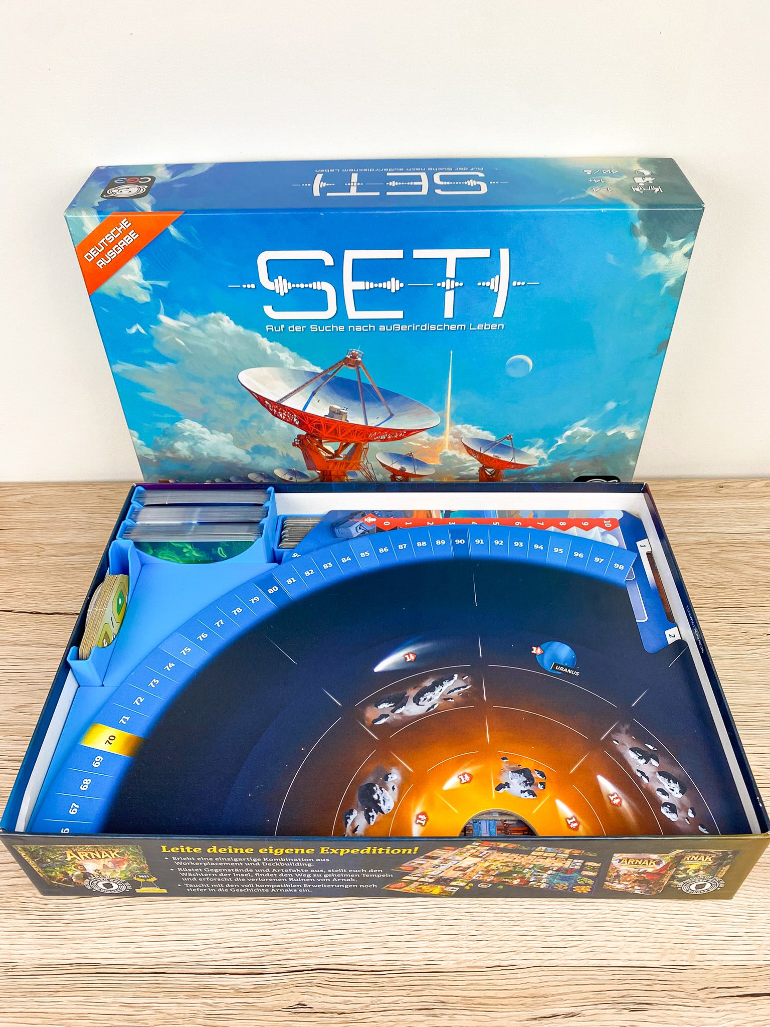 SETI Insert mit Erweiterung Aufbau Solarsystem
