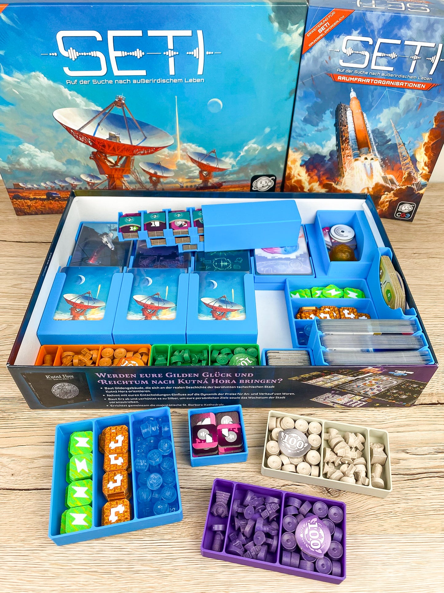 SETI Insert mit Player Tray und Vorratstray