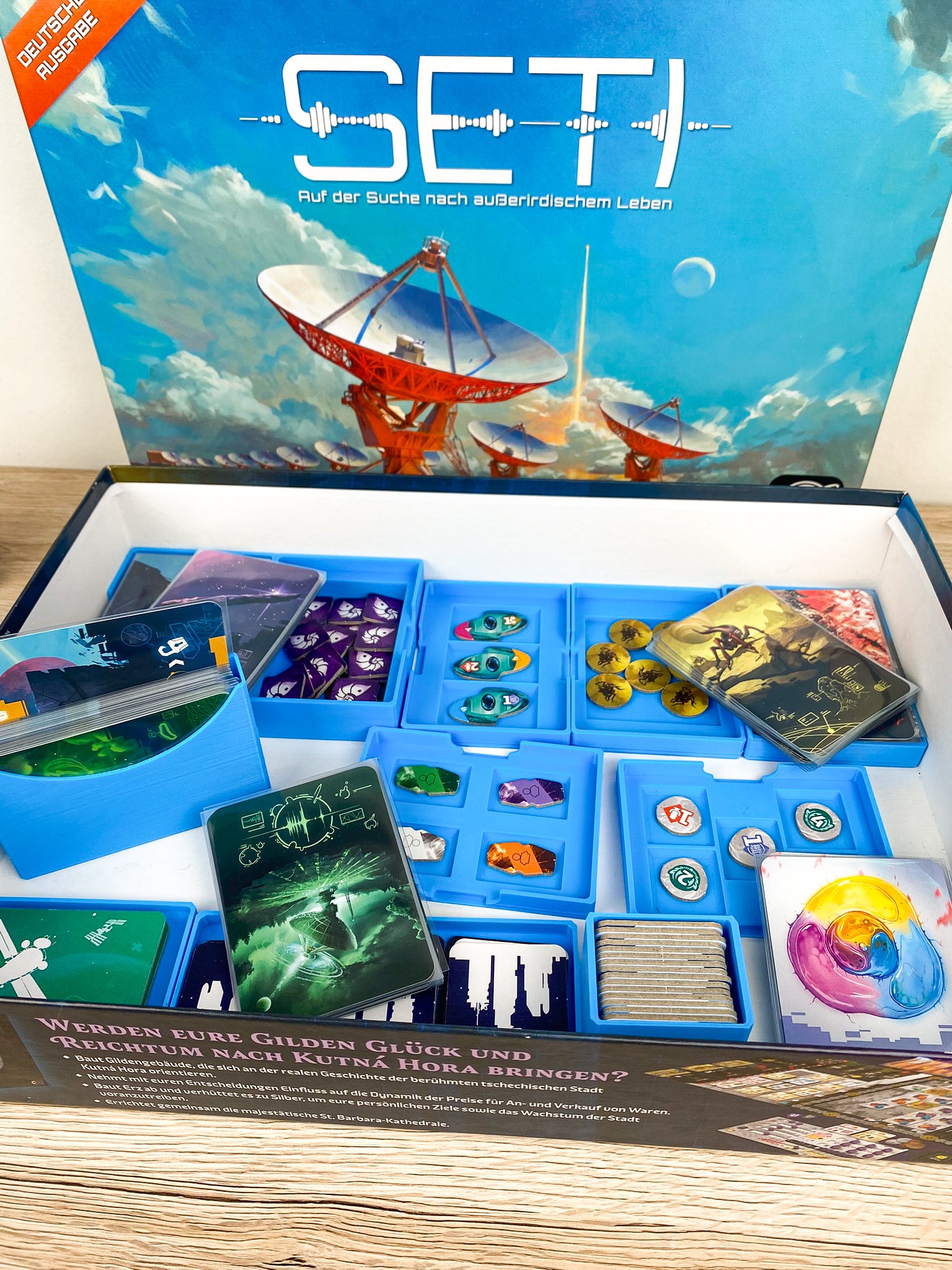 SETI Insert mit sortierten Alien Trays