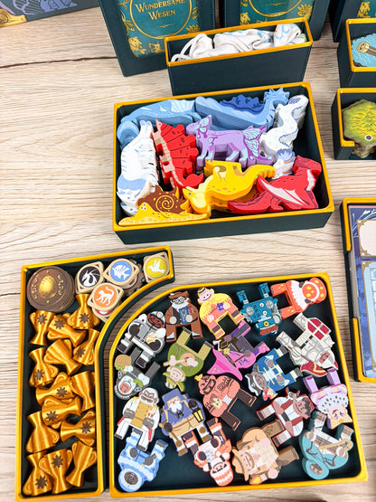 Wundersame Wesen Insert mit Winterfall Erweiterung Kapitäne, Besatzung und Setup Tray